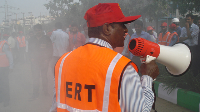 Fire Training Given to Company Employees